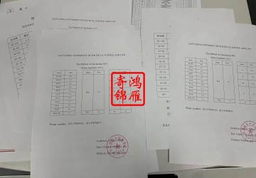 华东政法大学成绩单绩点说明证明打印案例