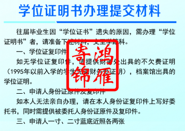 哈尔滨商业大学学位证明书毕业证明书补办流程