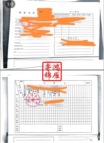 烟台职业学院中文成绩单打印案例