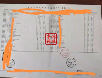 南开大学本科毕业生中文成绩单打印案例
