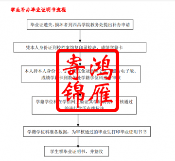 西昌学院毕业证遗失补办证明书办理流程