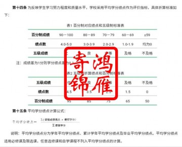 成都体育学院出国留学成绩单平均学分绩点计算方法证明GPA