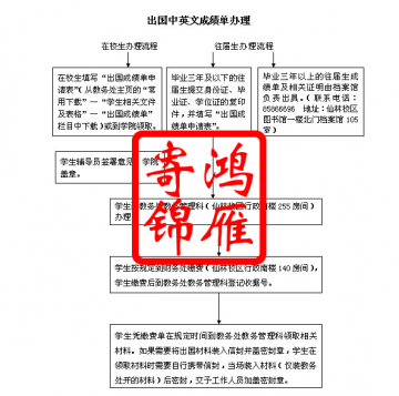 南京邮电大学出国成绩单打印流程