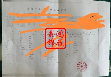 淮南师范专科学校即现淮南师范学院中文成绩单打印案例