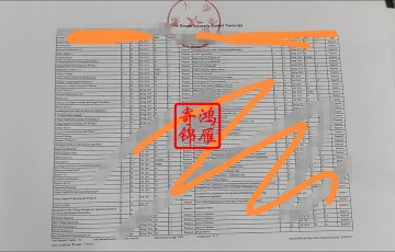 三峡大学本科出国留学中英文成绩单打印案例