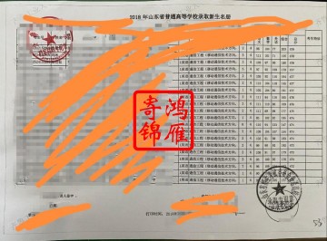齐鲁工业大学新生录取花名册复印办理案例