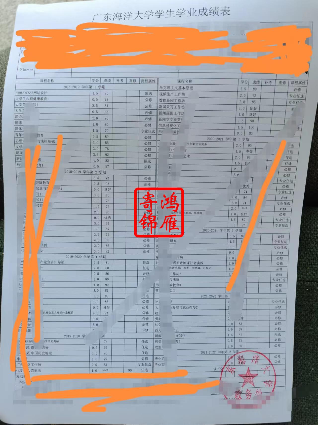 广东海洋大学中英文成绩单打印案例2.jpg